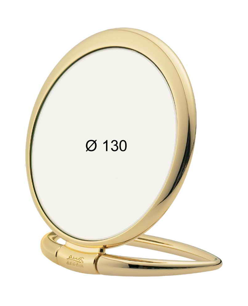 Set 3 Specchi Parete Decorativi Oro Anticato Libera Installazione 20-35cm  836855 