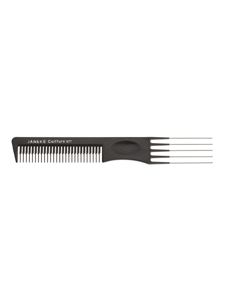 Janeke Comb with metal pick 19,5 cm - cod. 57877