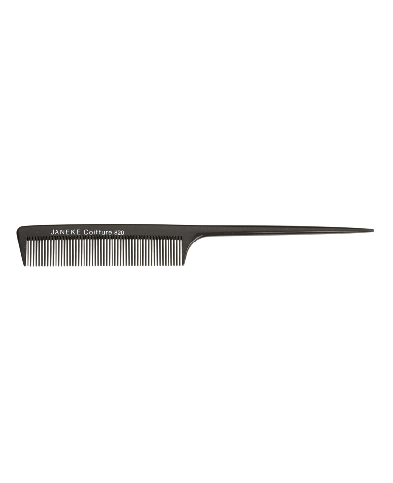 Long tail comb 21 cm in titanium - cod. 59820 TIT