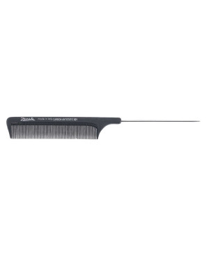Long tail comb 21,7 cm in carbon fibre - cod. 55821