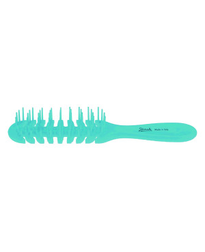 Rectangular spider hairbrush 22x4x2,5cm - turquoise - Cod. 82SP108 TSE