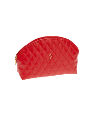Red quilted pouch, empty 20,5x13x6 cm - Cod. A6111VT ROS