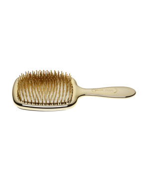 Golden hairbrush with mirror 21,5x9 cm - cod. AUSP230SP