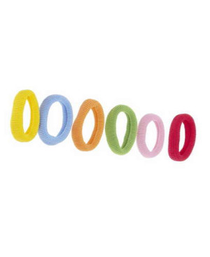 Hair bands 4 pieces assorted colours- 6 packages- cod. CM20000 ASS