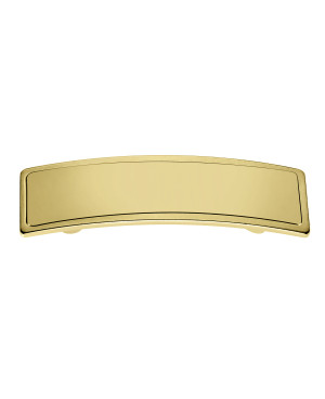 Hair clip 9x2,5 cm gold - JG45020G