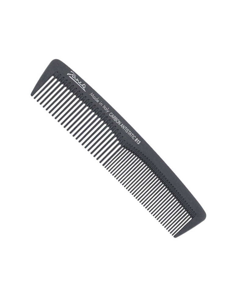 Pocket comb 13,5 cm carbon fibre  -55813