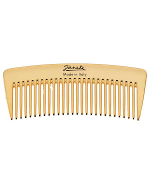 Golden wide-teeth styling comb 12x4,5 cm - cod. AU855
