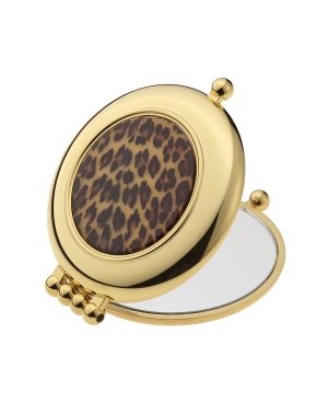 Golden double mirror with spotted element magnification x 3, ø 65mm - Cod. AU484.3 MAC
