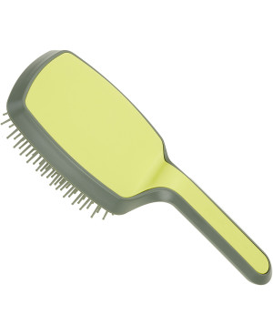Pneumatic Curvy M hairbrush, lime color – code: SP508 LIM