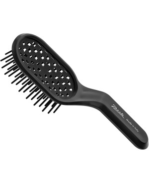 Curvy Bag Vented hairbrush, black color - code: SP507.A NER