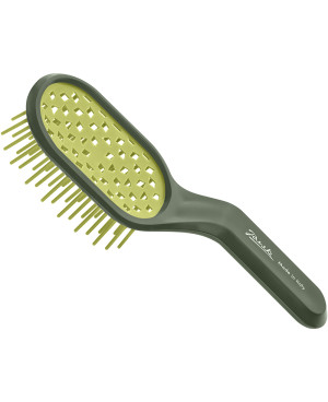 Curvy Bag Vented hairbrush, lime color - code: SP507.A LIM