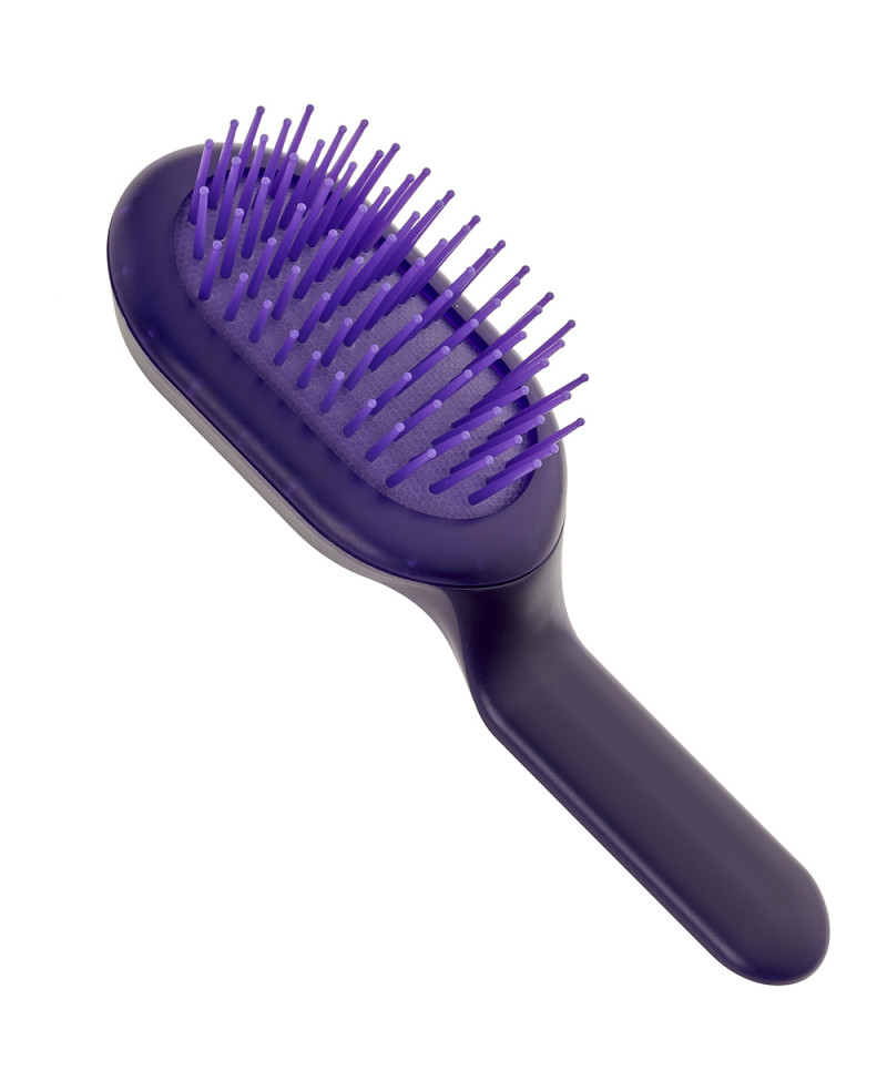 Curvy Bag Air-cushioned hairbrush, purple color – code: SP507 VIO