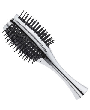 Vented Tulip brush, more hair volume, chrome and black color - code: SP503 CRT NER