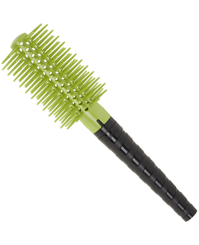 Extreme volume vented Cactus brush, black and green color – code: 71SP505 VER