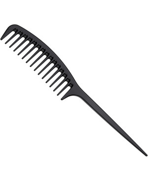 Fashion Comb, gel application comb for styling in black color - 57826 NER
