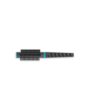 Thermal round Spiral brush, black and turquoise color, diameter 40 - code:  SP512C-ALM