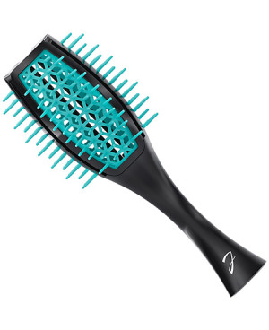 Vented Tulip brush, more hair volume, bicolored black and turquoise - code: SP503 NT