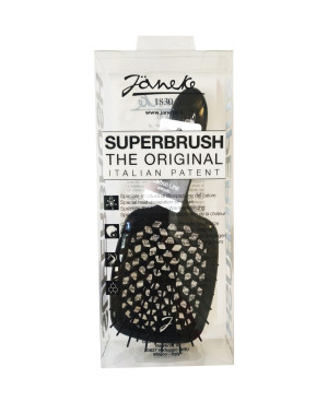 Spazzola Superbrush in fibra di carbonio nera di 22 cm - Cod. 55SP226