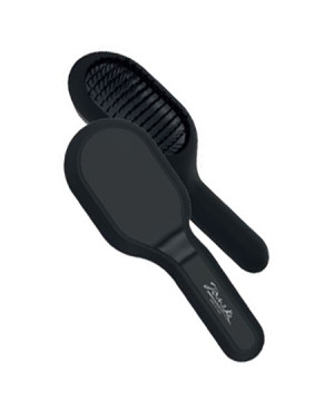 Curvy Bag Air-cushioned hairbrush, black color - code: SP507 NER