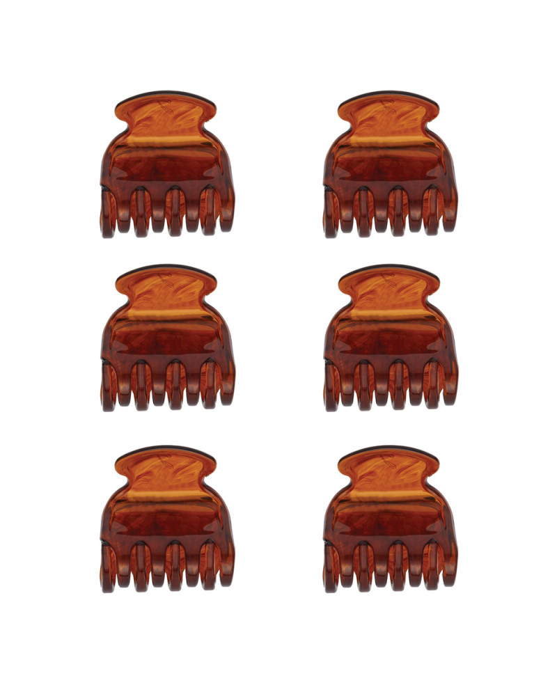 Kit of 6 hair clips - code JG71106 DBL