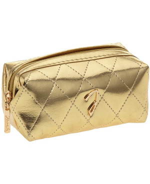 Small quilted pouch, gold color - code: A1934VT