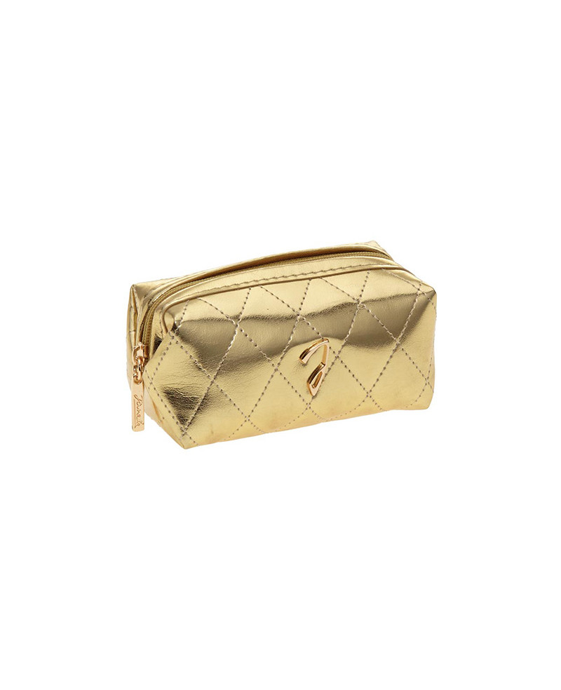 Small quilted pouch, gold color - code: A1934VT