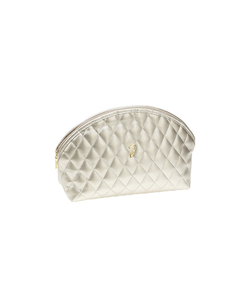 Large quilted pouch, bronze color - code: A6112VT BRO