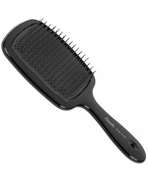 Tangler hairbrush with moulded pins, black - 71SP227 NER