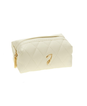 Small quilted pouch, beige - code: A6134VT BEI