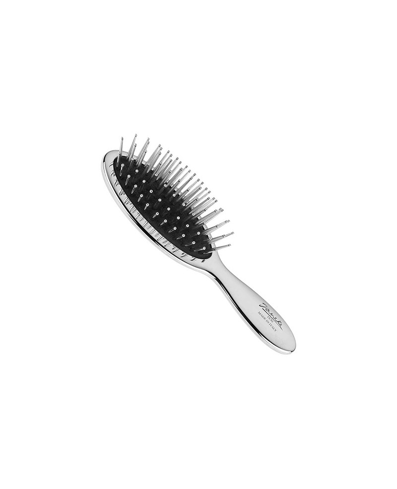 Small air-cushioned brush, silver color - code: CRSP21N
