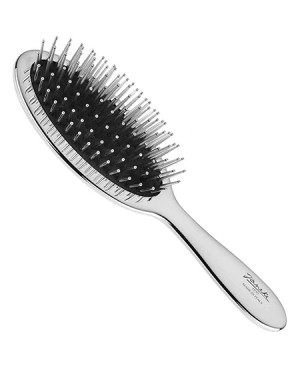 Air-cushioned brush, silver color - code: CRSP22N