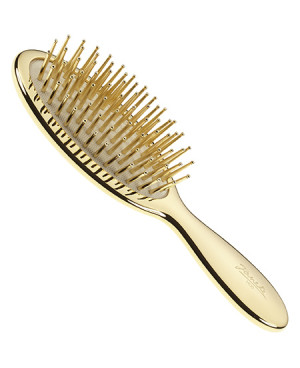 Small air-cushioned brush with gold pins, gold color - cod. AUSP21 G