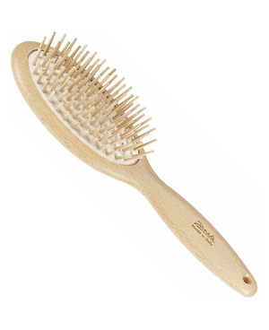 Large beech oval hairbrush - code: SP65N