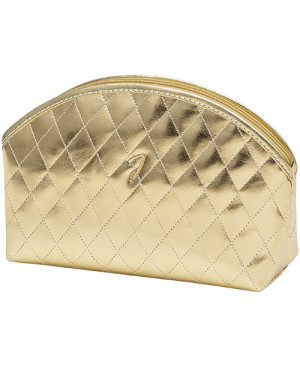 Large quilted pouch, gold color - code: A1965VT