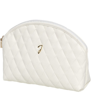 Beige quilted pouch, empty,20x5x13x6 cm - cod. A6111VT BEI