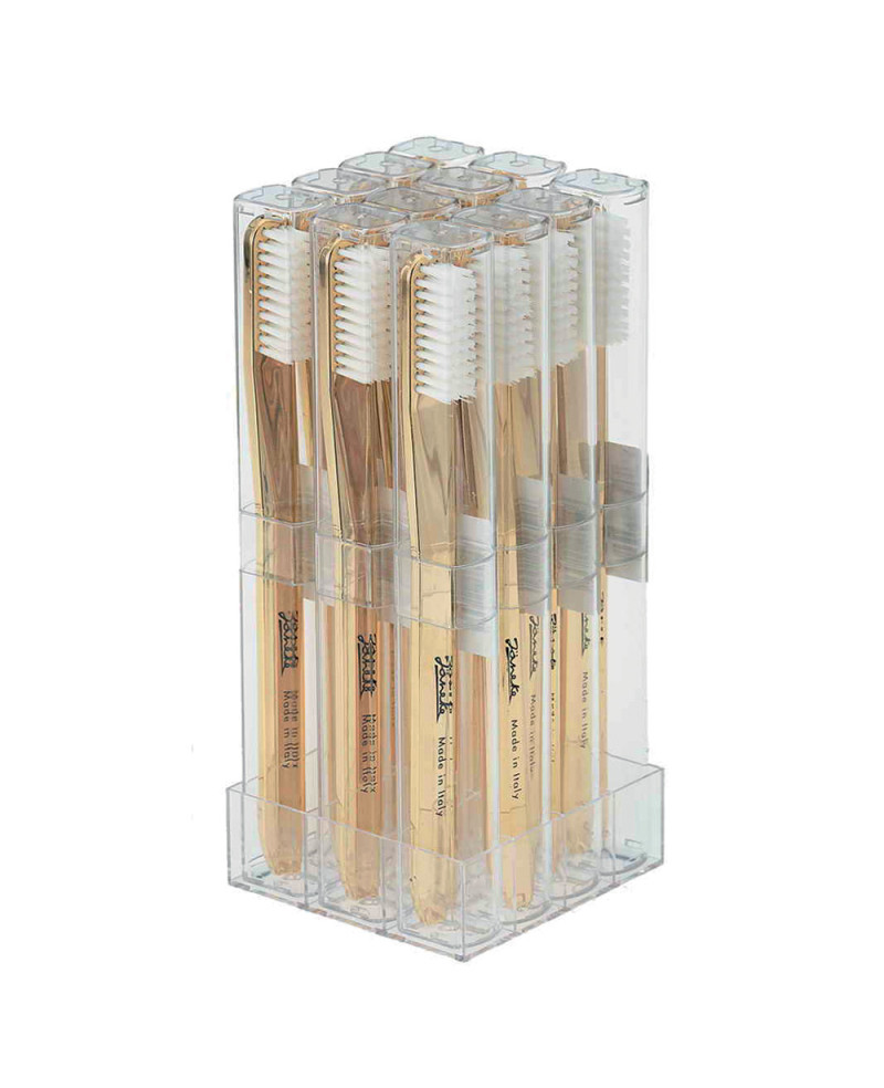 Kit of 12 toothbrushes, gold - Cod. AUSP50/12