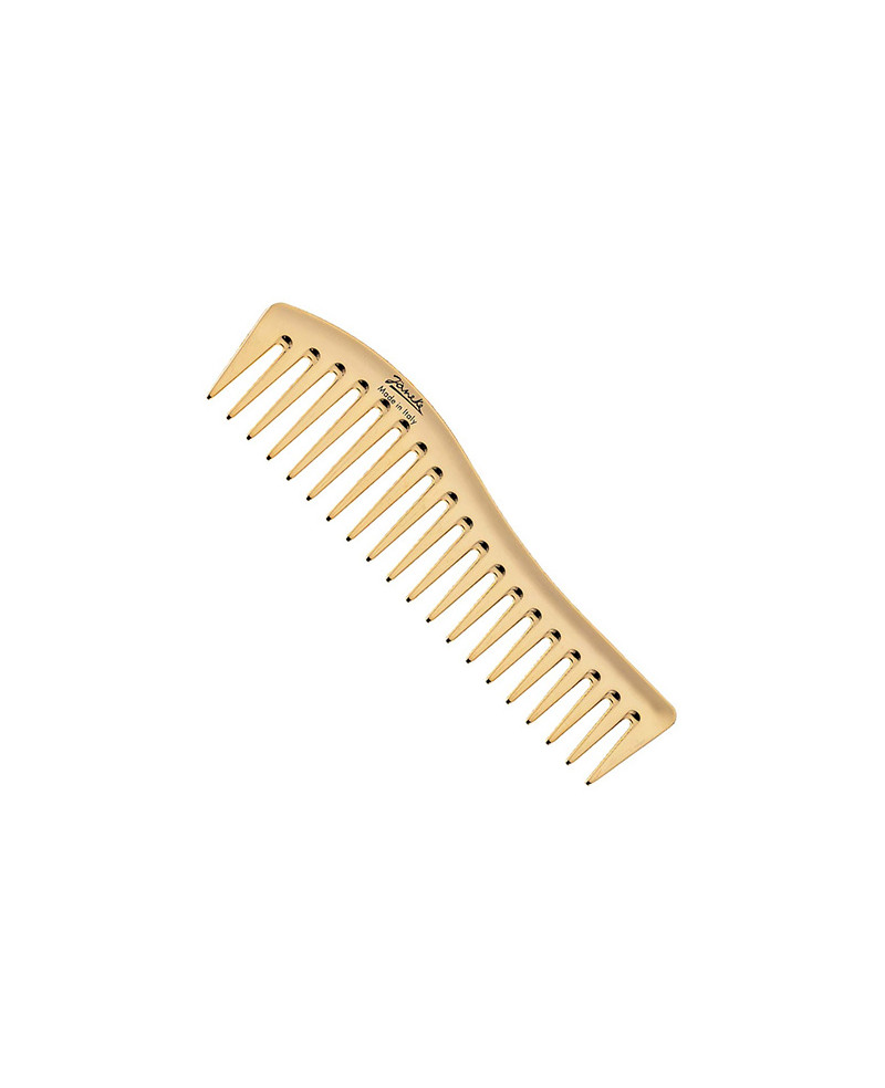 Wavy comb for gel application, color gold - code: AU805