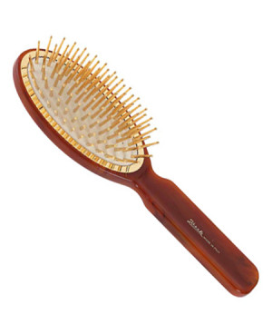 Large oval hairbrush, tortoise-shell color - colde: SP08G DBL