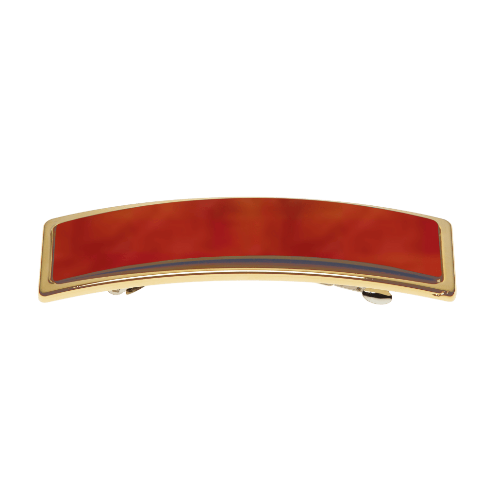 Barretta bordata oro Jäneke tartaruga elegante e delicata sulla fibra capillare