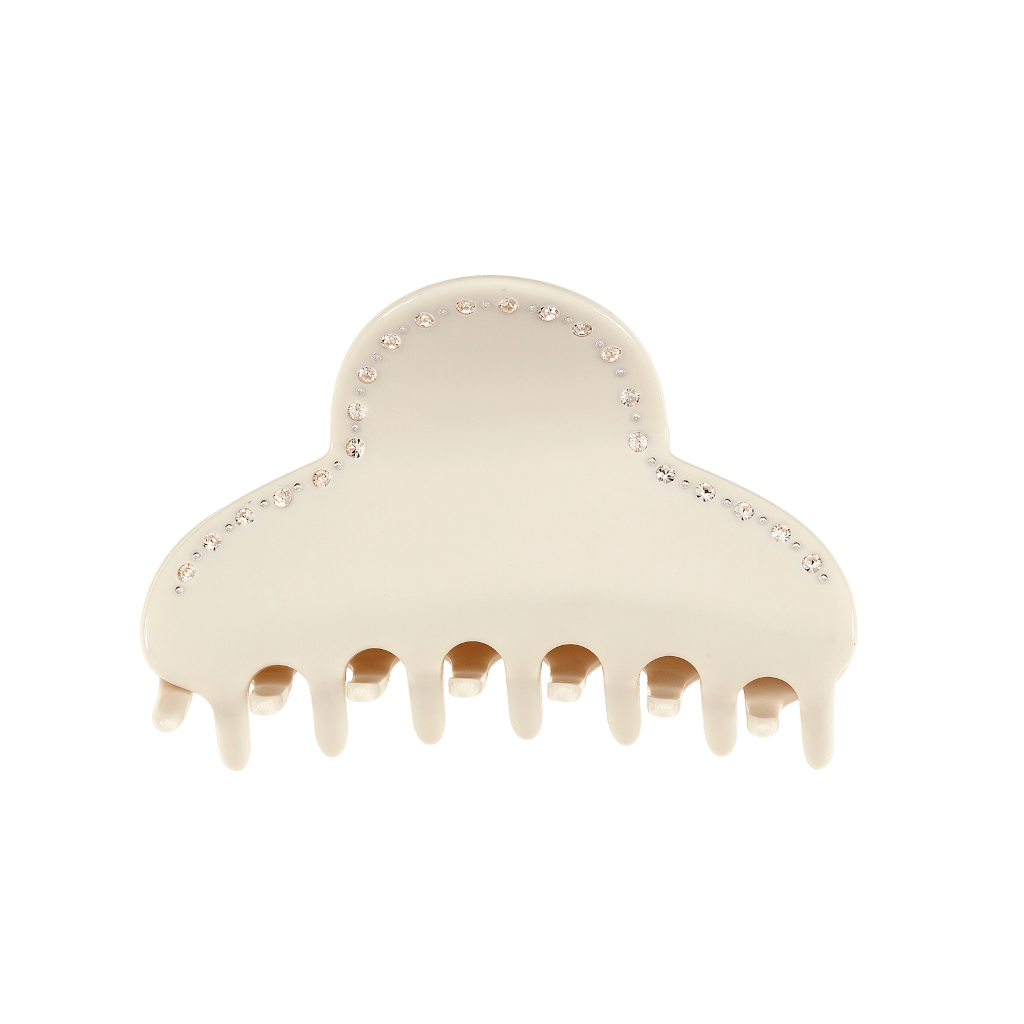 Pinza grande con cristalli Jäneke elegante con presa sicura e luminosa