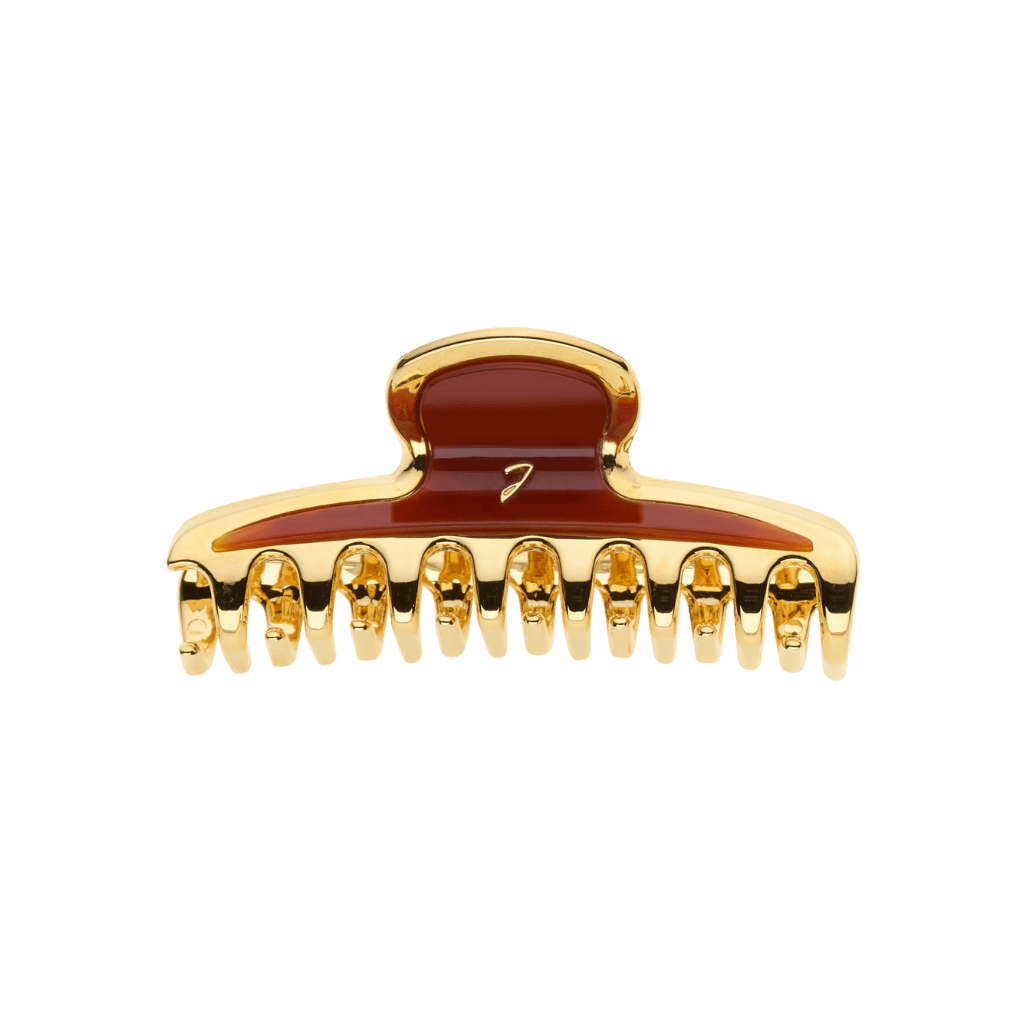 Pinza piccola bordata oro Jäneke tartaruga comoda e sicura