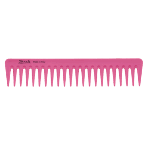 Pettine Supercomb rosa fluo ideale per stendere il balsamo