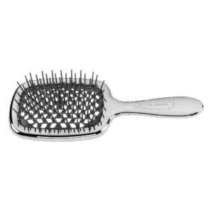 Spazzola Superbrush cromata colore argento Jäneke