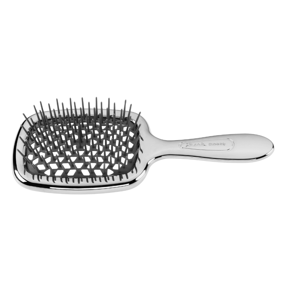 Spazzola Superbrush cromata colore argento Jäneke