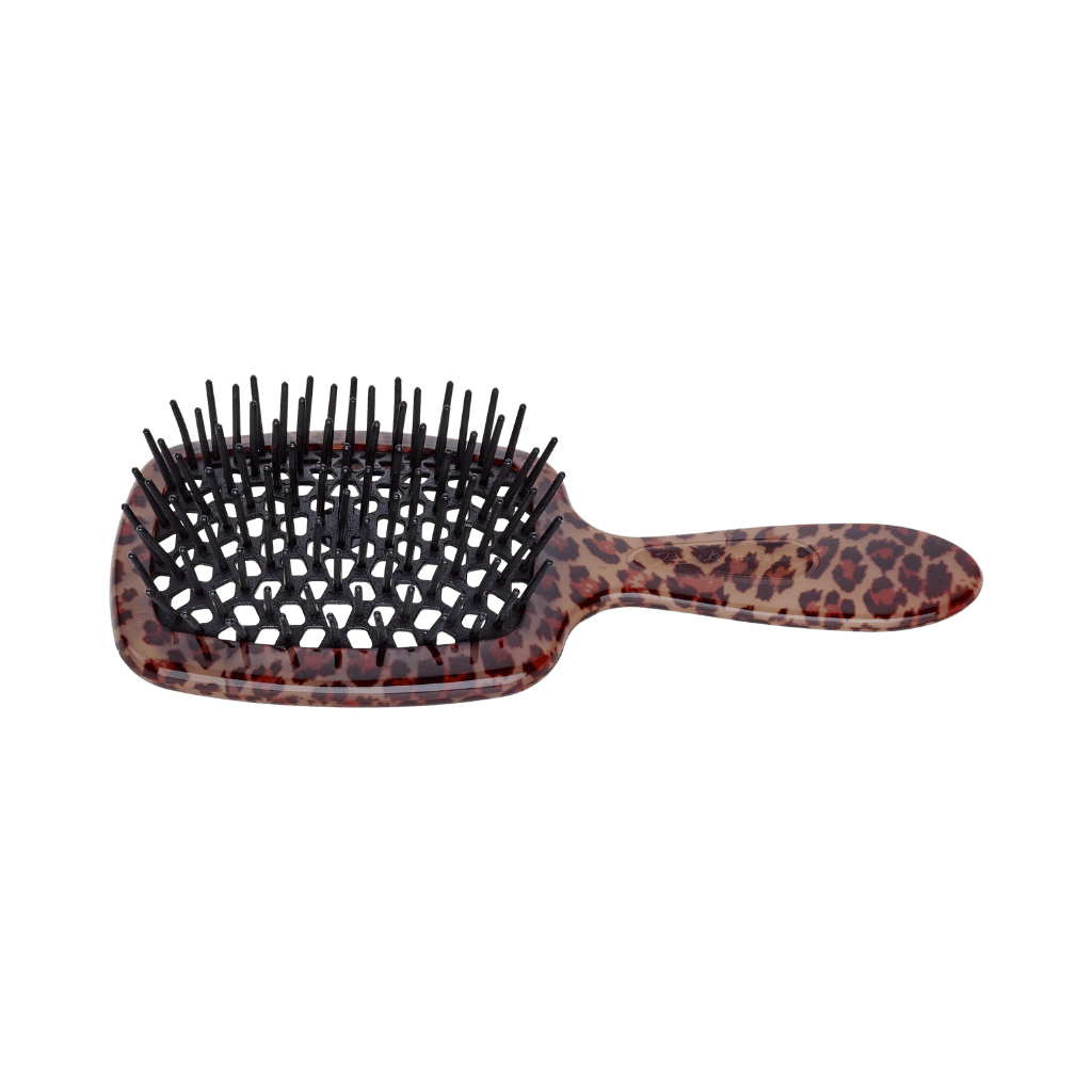 Spazzola Superbrush Small maculata nera effetto leopardato Jäneke