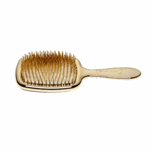 Spazzola Superbrush oro con specchio integrato da borsetta lusso Jäneke