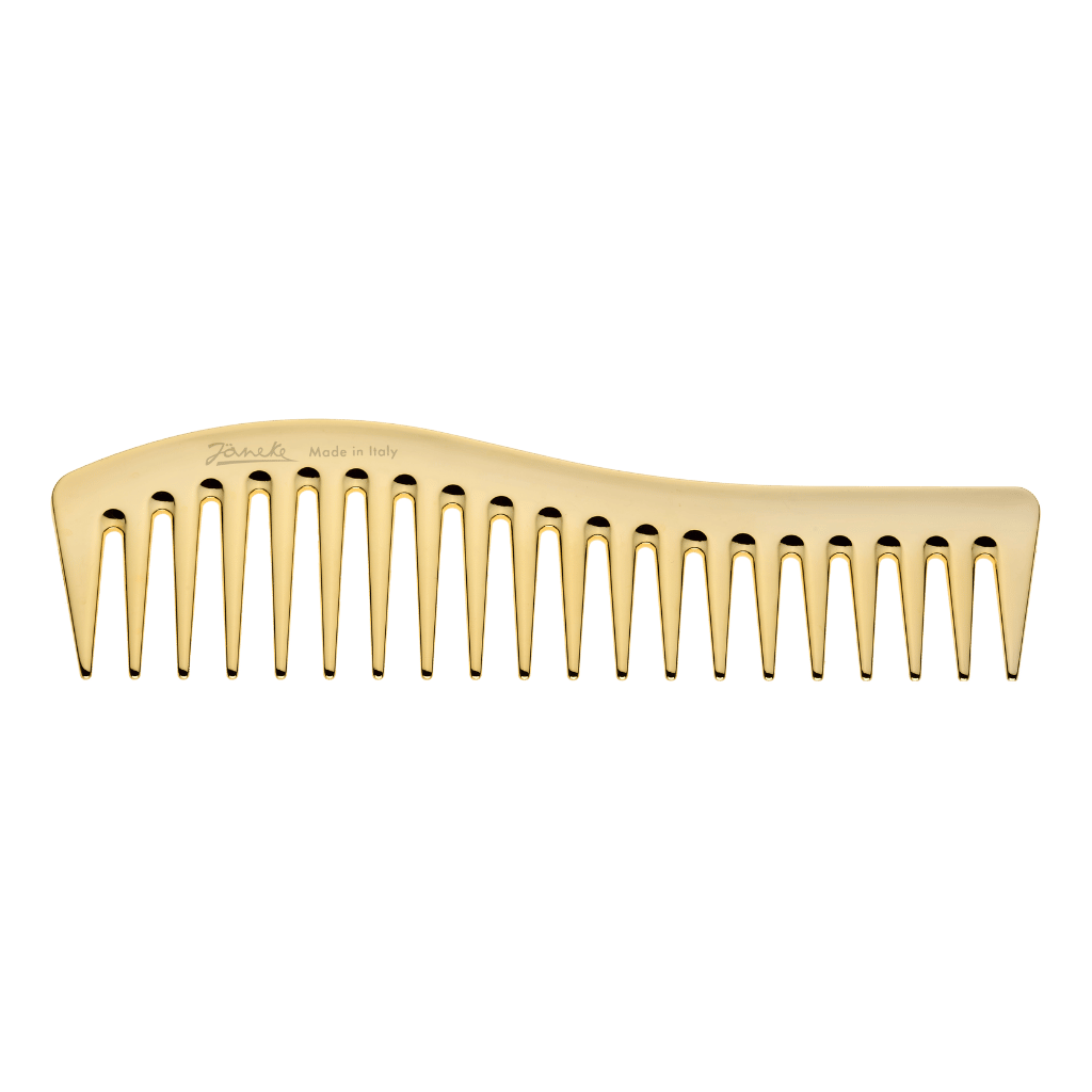 Wavy Comb for gel application oro per definire onde Jäneke Made in Italy